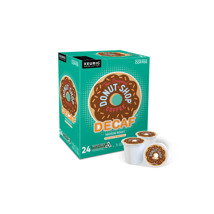 donut shop decaf k cups box of 24