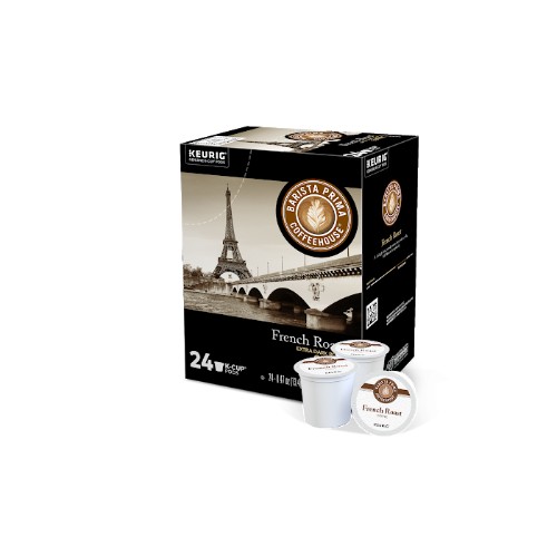 barista prima coffeehouse french roast kcups box of 24