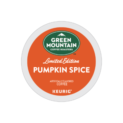 Green Mountain Pumpkin K cups lids