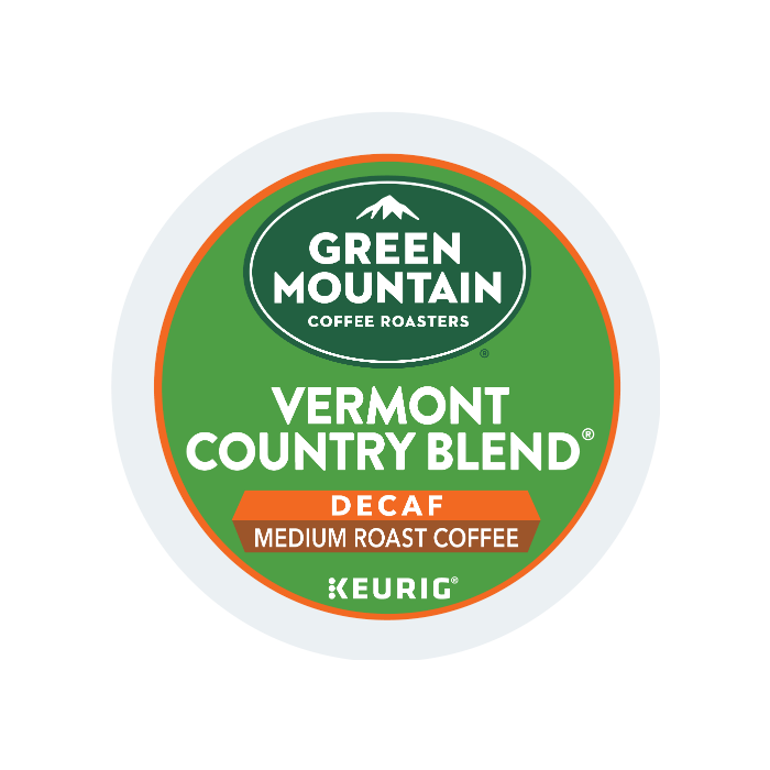 Green Mountain Vermont Country Blend Decaf K-Cup® Coffee lid
