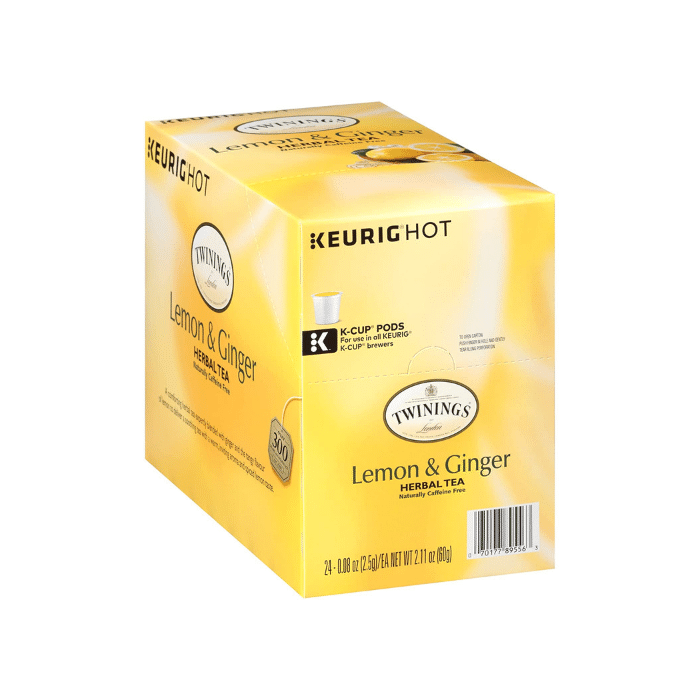 twinings k cup Lemon and Ginger tea 24 pack