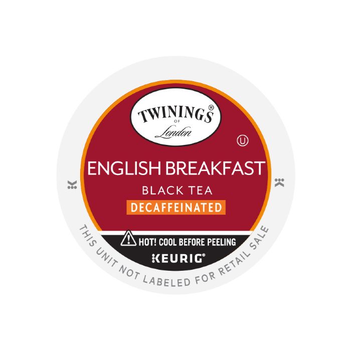 twinings decaf english breakfast tea k-cups lids