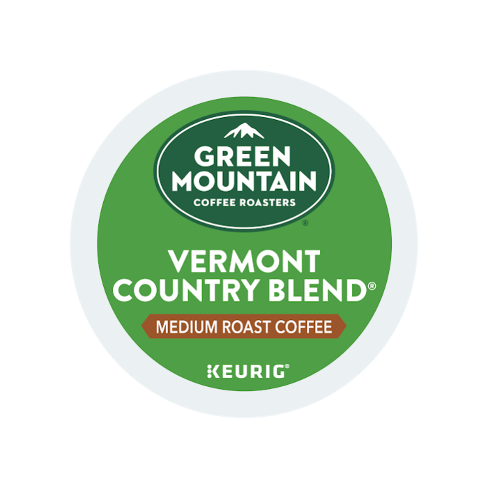 green mountain vermont country blend k cups lid